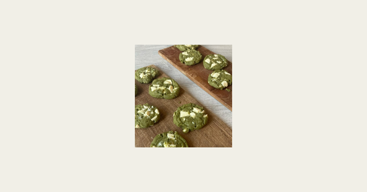 Cookies au Matcha & Chocolat Blanc 🍪