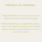 Chashaku (cuillère en bambou)